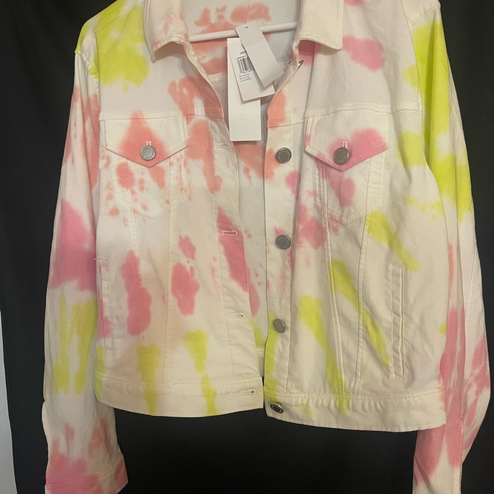 Tie-Dye Denim Jacket